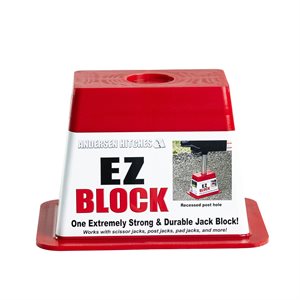 TRAILER EZ- JACK BLOCK (1PC) RECTANGLE