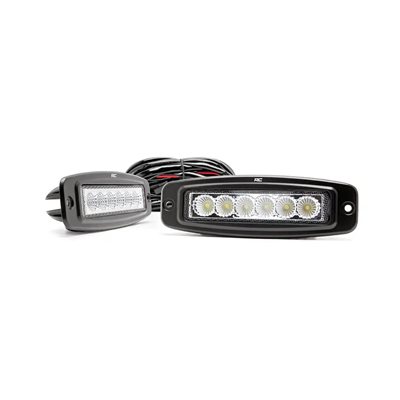 RC LIGHT BAR 6" FLUSH MOUNT LED LIGHT (PAIR)